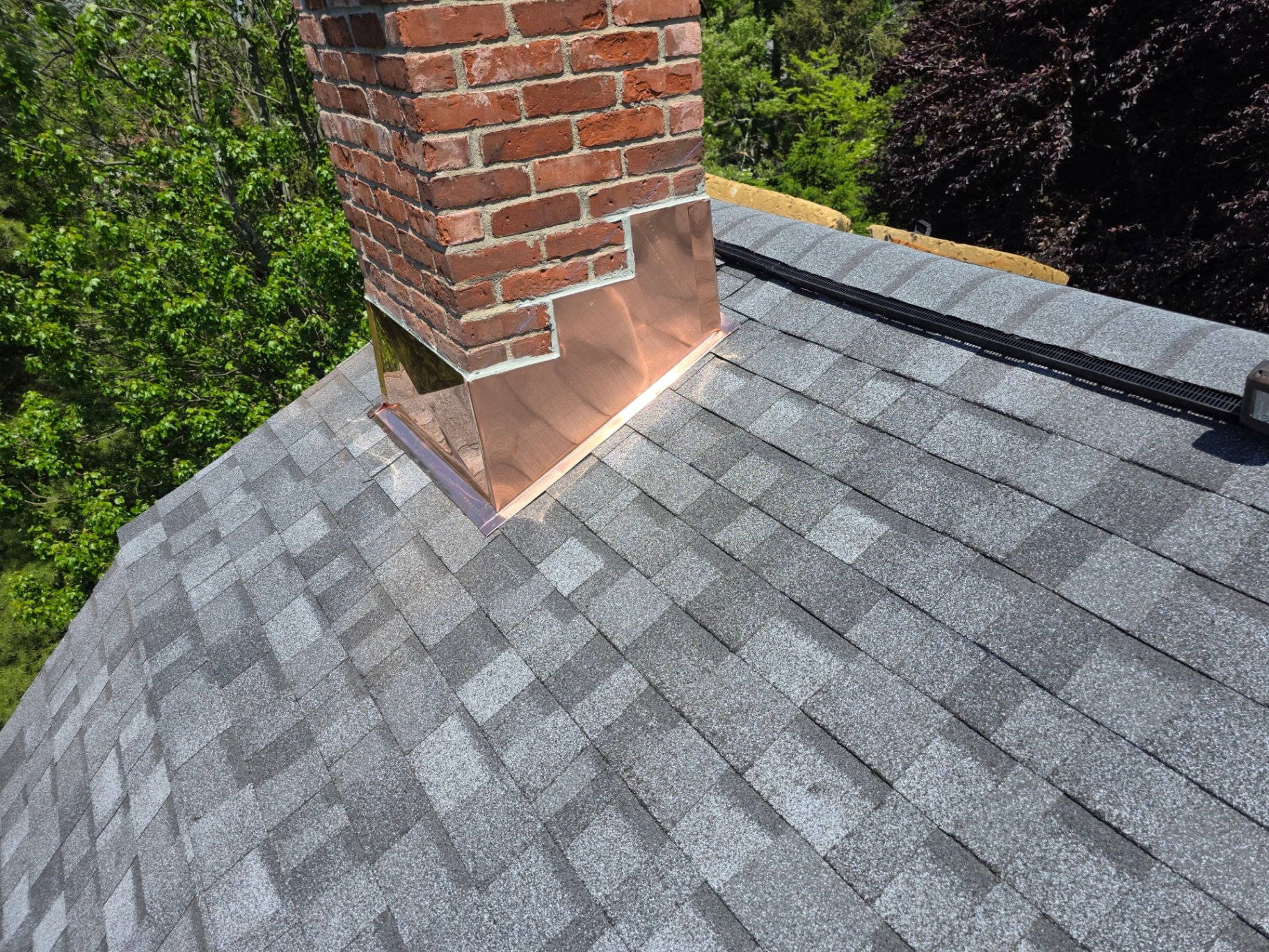 Copper Chimney Flashing